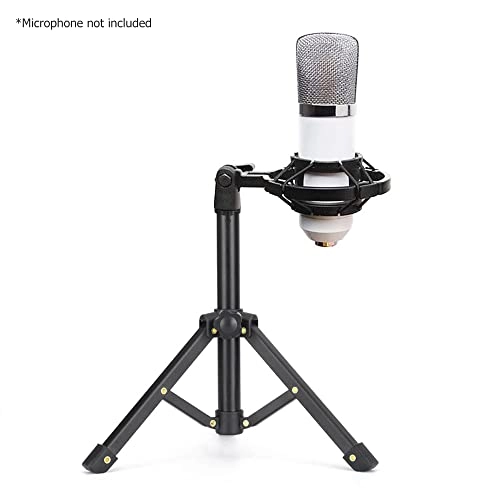 Tabletop Microphone Tripod - metal mic holder 3/8 screw thread