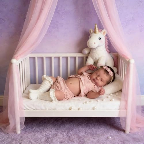 LOULOU Reborn Baby Doll - 20 Inch Soft Cloth Body & Vinyl Limbs Sleeping Ages 3+