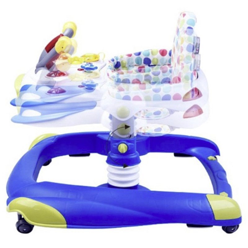 Baby Walker - 2-in-1 With Handle Blue