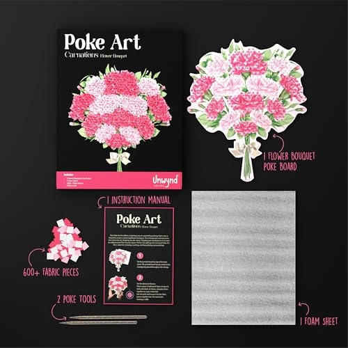 Poke Art Carnations Flower