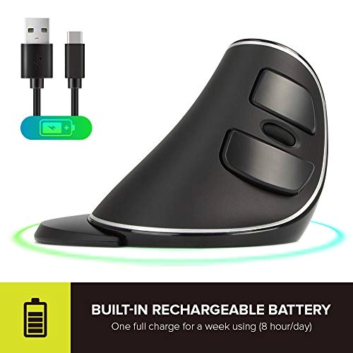 M618DB Vertical Ergonomic Mouse - Wireless