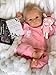 Reborn Baby Doll - 18 inch Silicone Full Body Girl Eyes Open Blonde