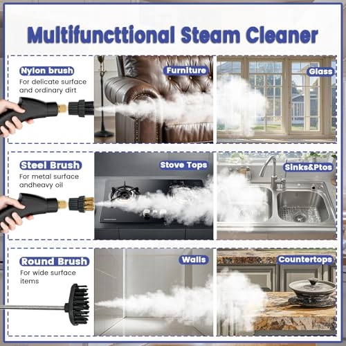 Handheld Steam Cleaner - 3BAR 1200ml