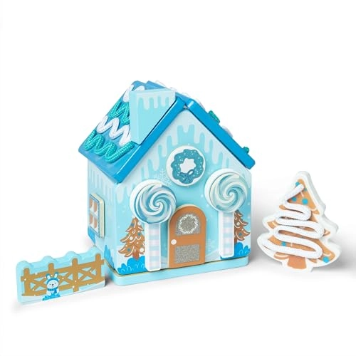 Winter Frost Wooden Gingerbread House Play Set - 44 pcs (50565)