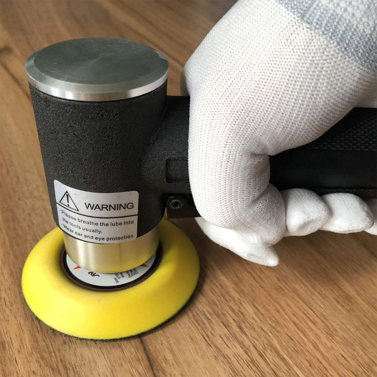 Dual Action Mini Air Sander - 2" & 3" Random Orbital Pneumatic Kit