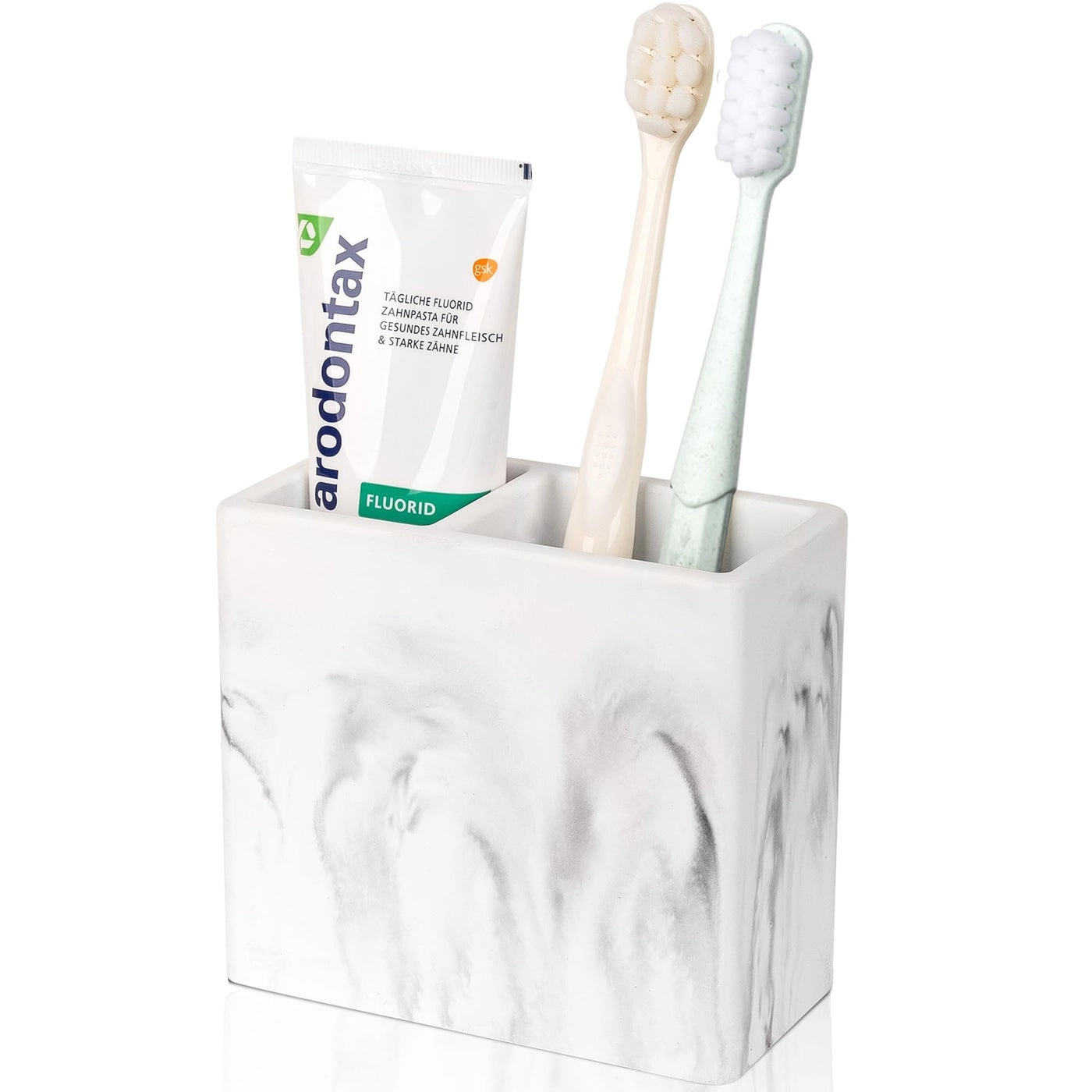 Heagoale Diatomite Toothbrush Holder - Countertop 2 Slots