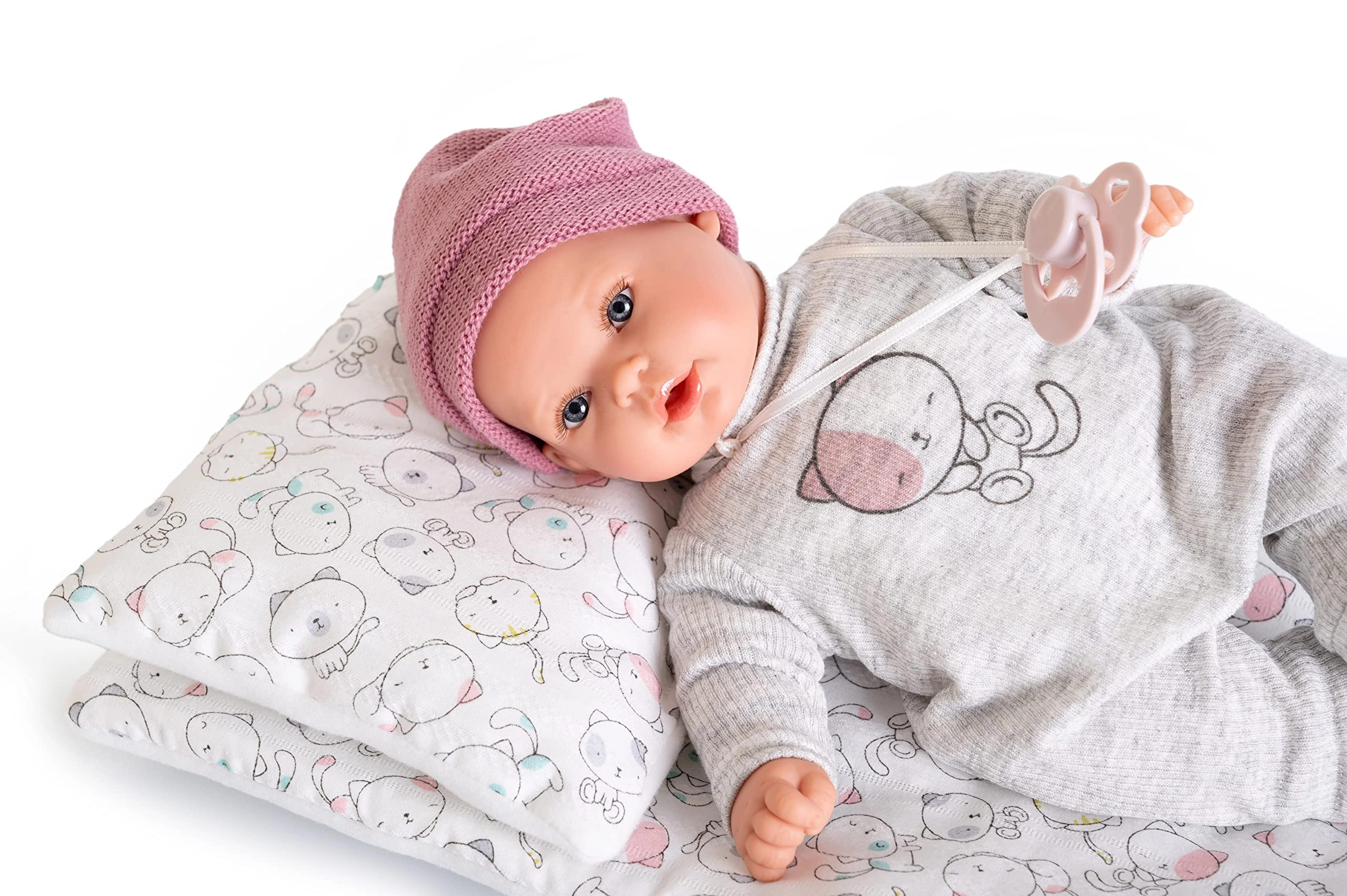 Antonio Juan Kika Crying Doll - 27cm Pink