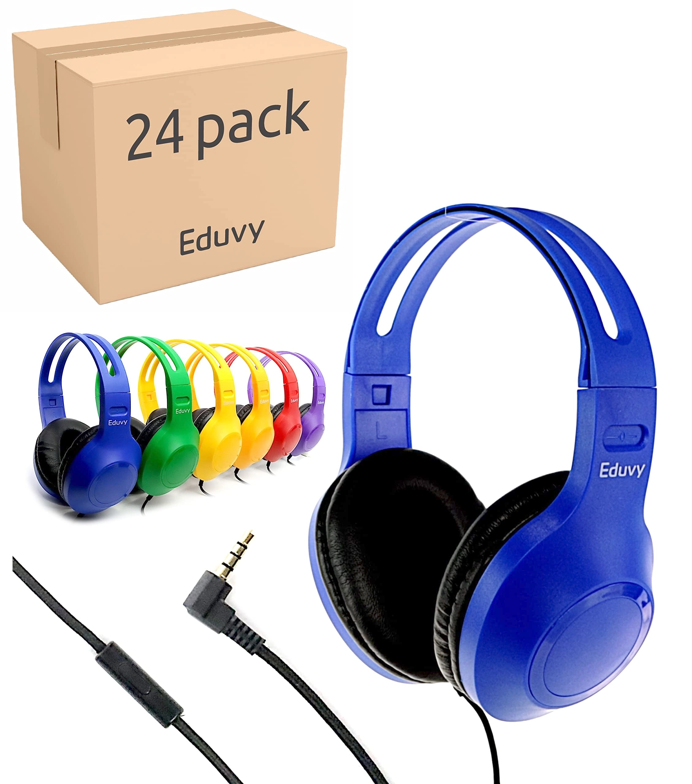 Eduvy Edspired Wired Headphone 24 Pack