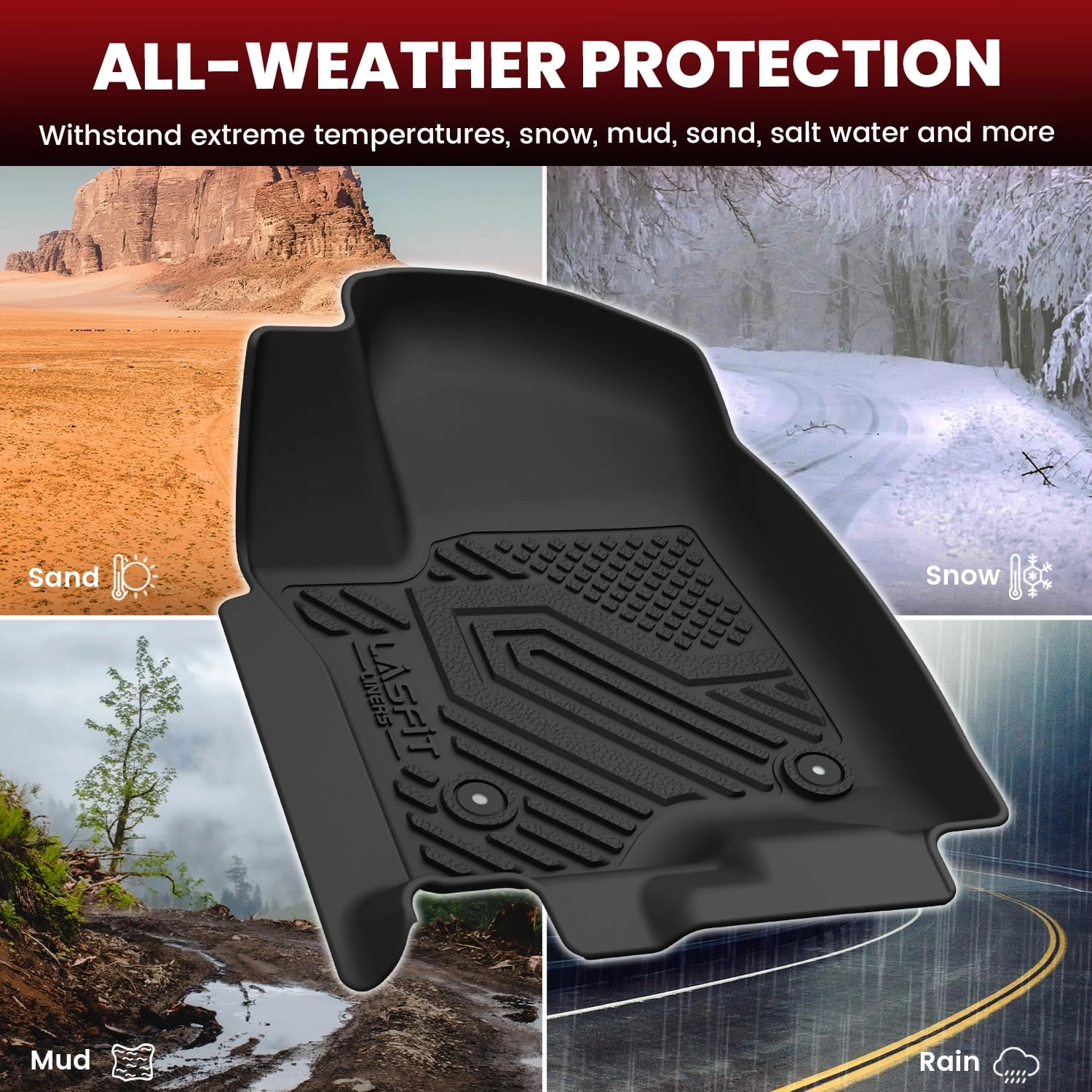 Floor Mats - Chevy Tahoe/GMC Yukon/Cadillac Escalade 2021-2026 8 Seats