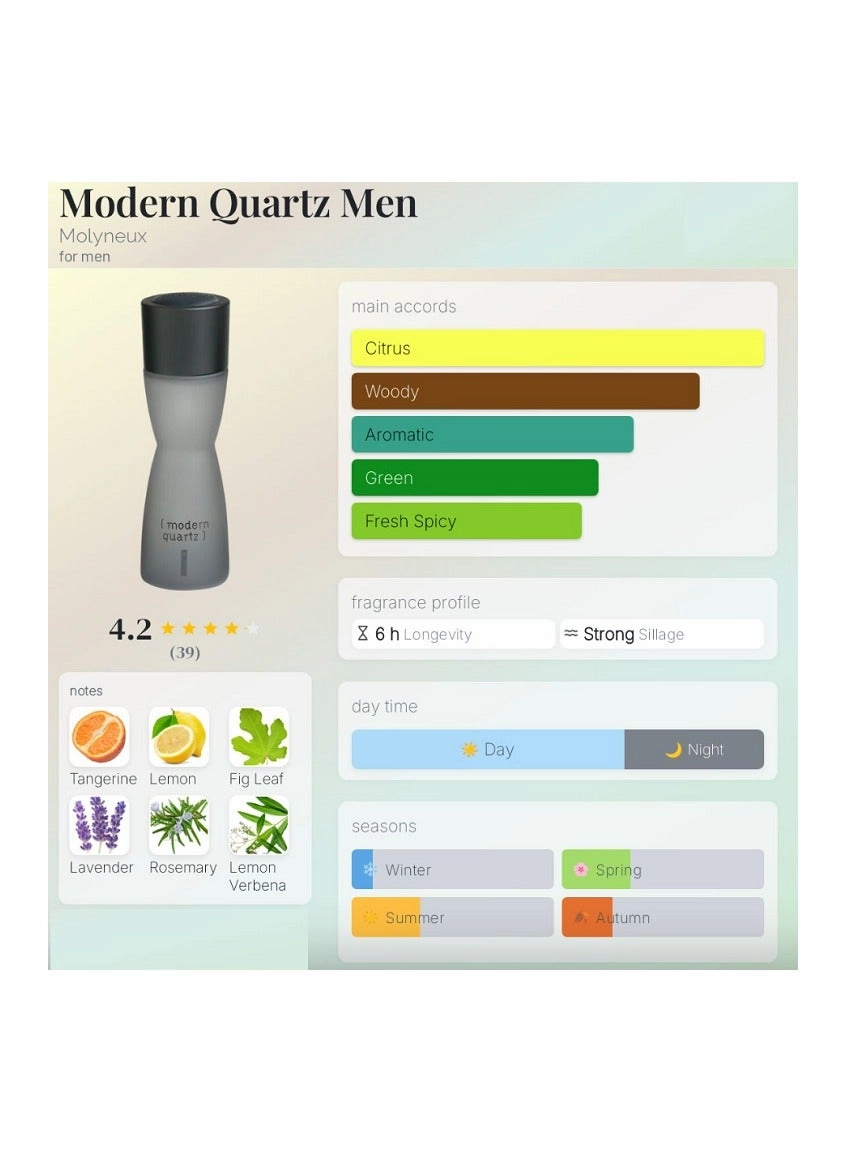 Modern Quartz Eau de Toilette 100 ml