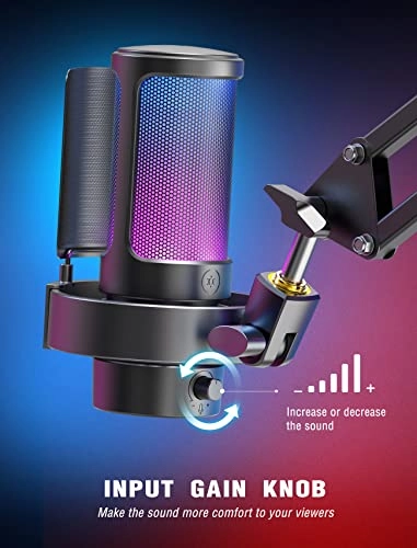 MI1 USB+3.5mm-Mini-Jack Microphone