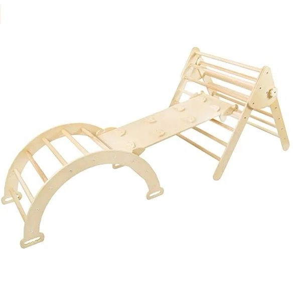 Woody Buddy Climbing Set - Natural 12 months