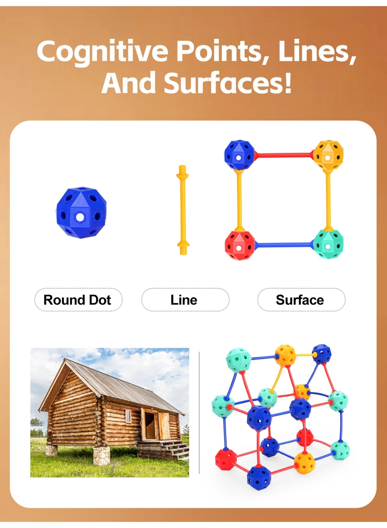 STEM Learning Toys Engineering - 3 years+ 150 pieces