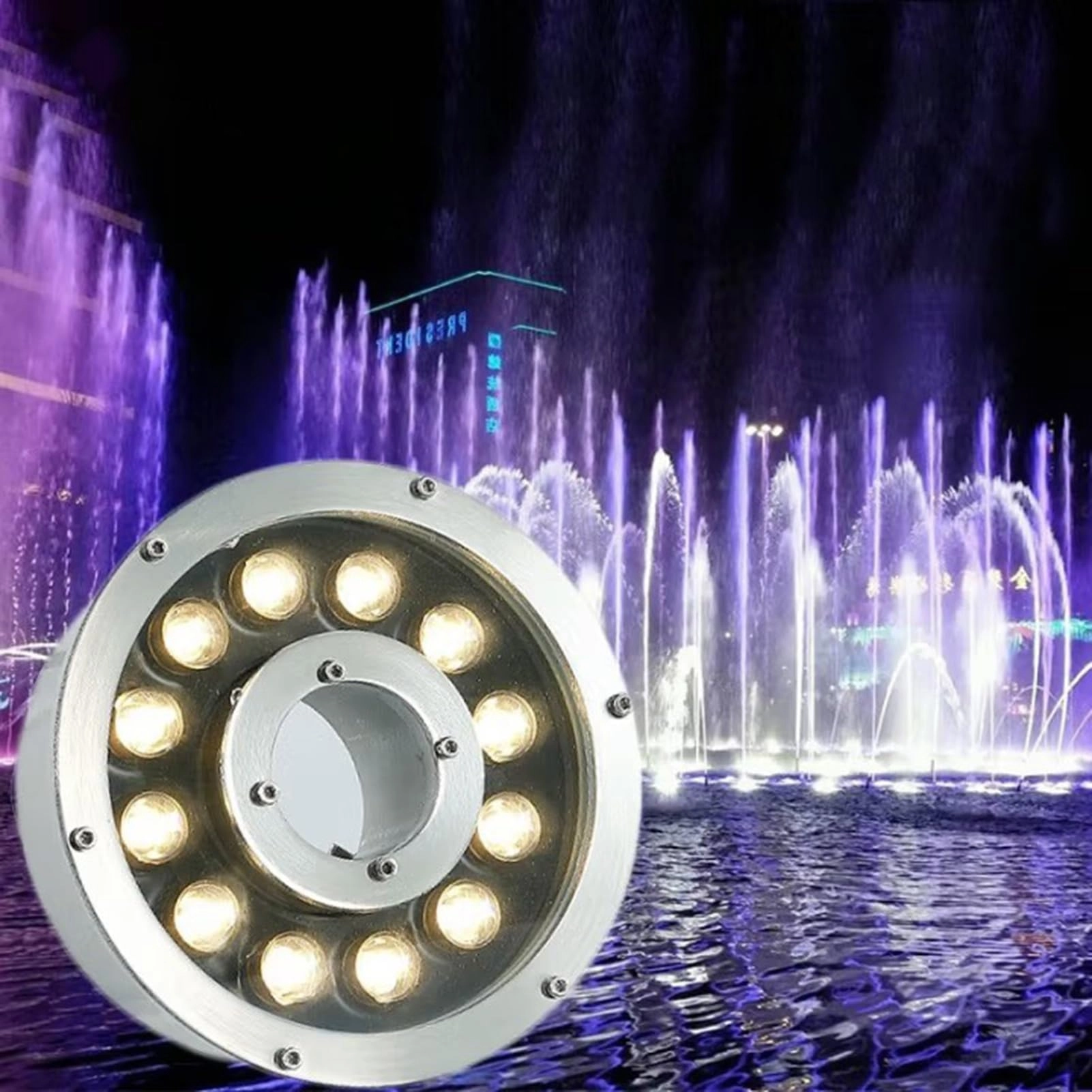 ghinlife LED Underwater Light - IP68 12W AC12/24V