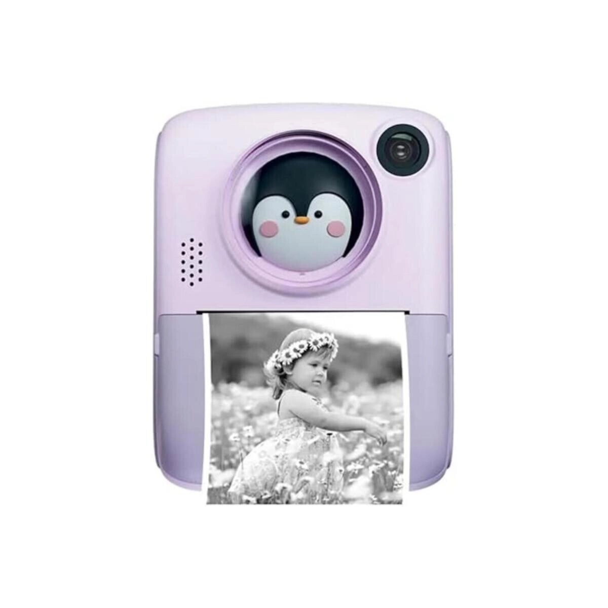 Dual-lens instant print kids camera