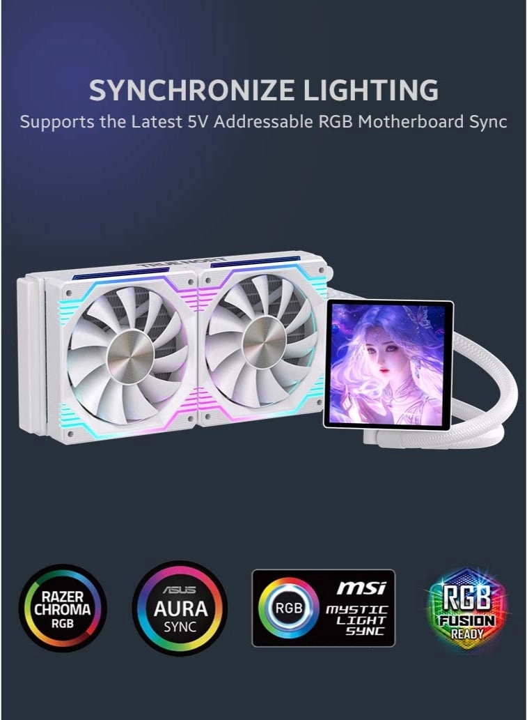 240D ARGB - Dual-Fan 120 x 120 x 25mm