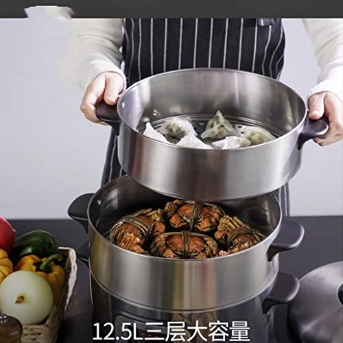 304 Stainless Steel Electric Food Steamer Pot