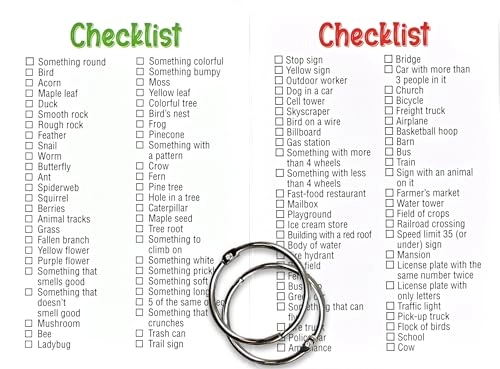 Seek-And-Find Scavenger Hunt Card Set - English Children/Juvenile