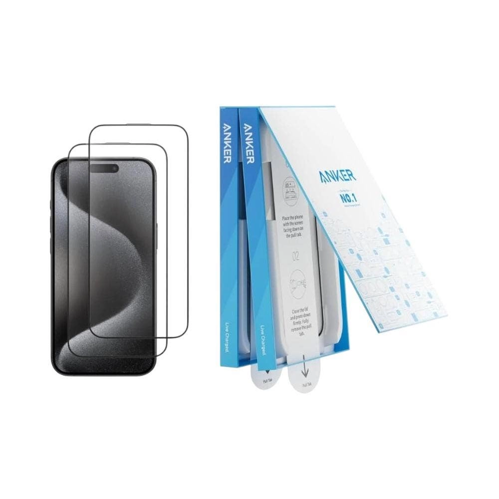 Anker HD Tempered Glass Screen Protector for iPhone 16 Pro Max