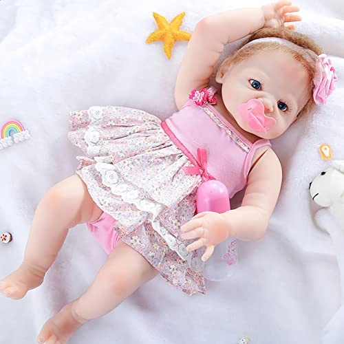 Reborn Baby Doll - 22 Inch Vinyl Girl Ages 3+