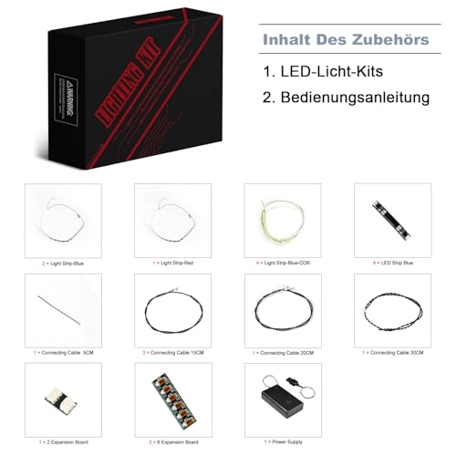 LED Light Set for LEGO Mercedes AMG F1 W14 E Performance 42171 - Copper 1 5V