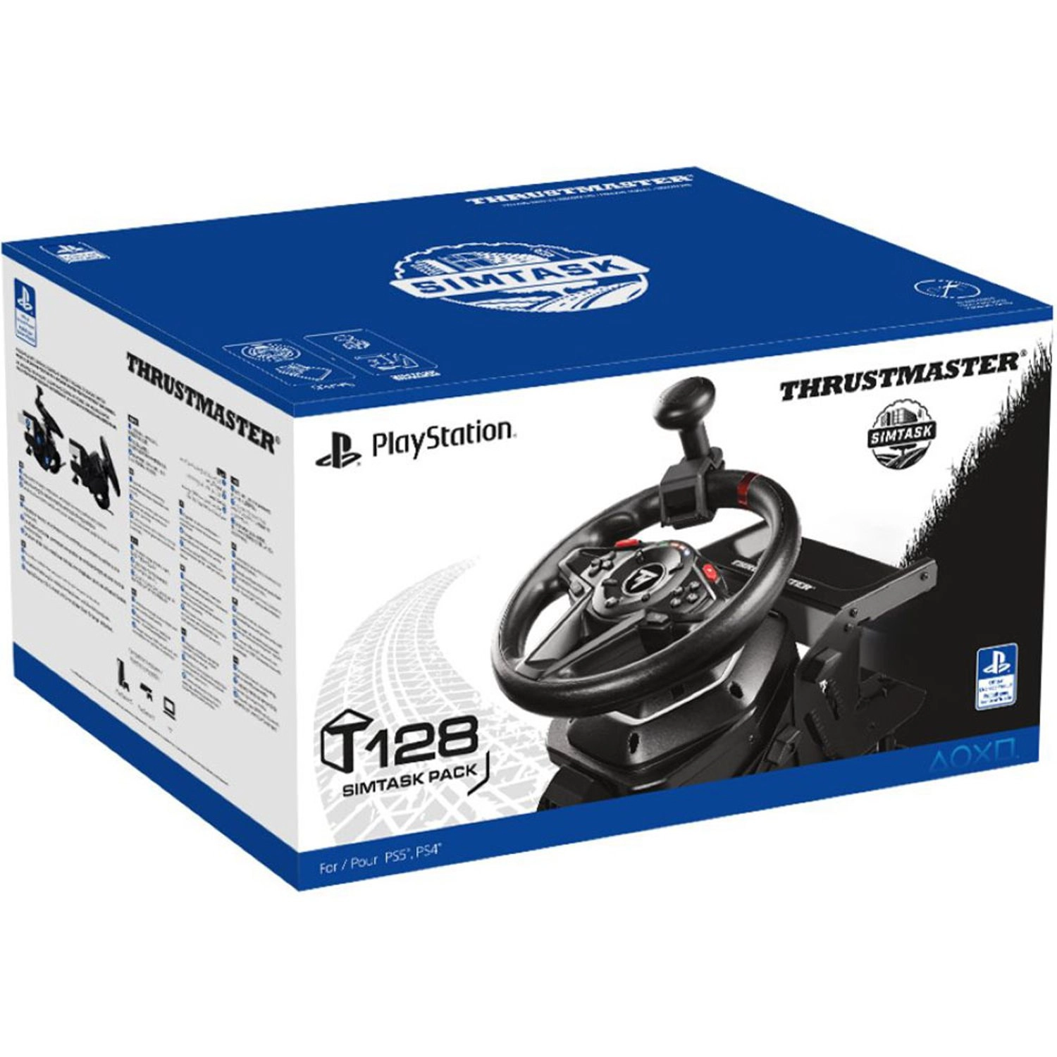 T128 SimTask Pack Racing Wheel & Pedals