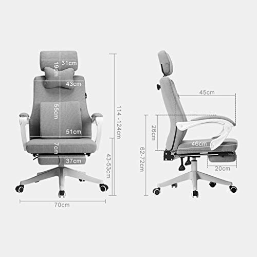 Reclining Chair - Fabric Cotton Black