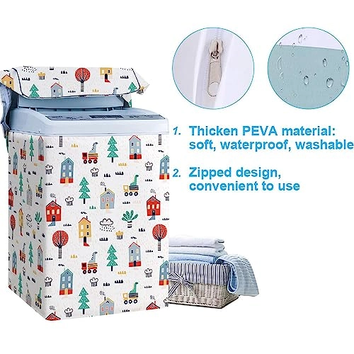 Washing Machine Cover - Top Load XS 2.8-4kg Ocean World