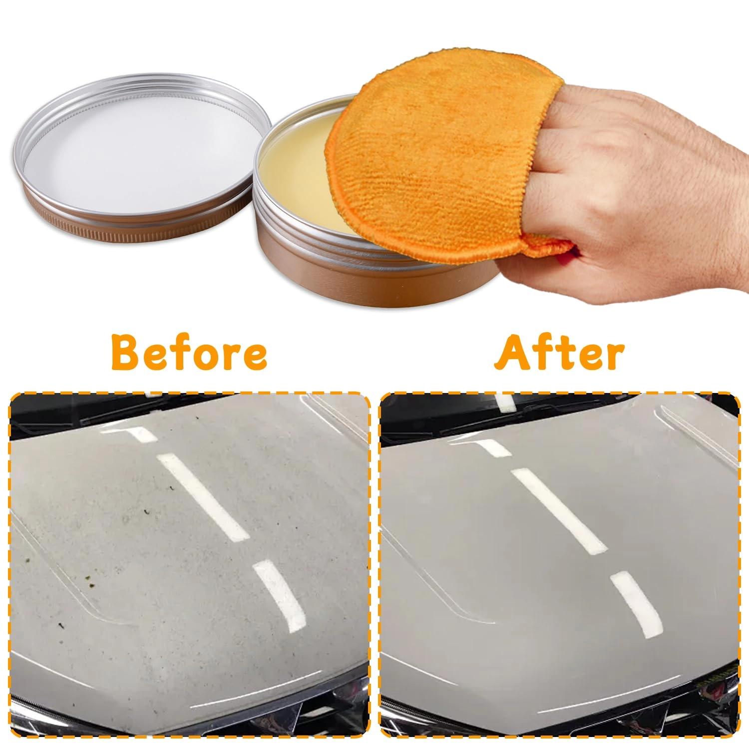 Microfiber Car Wax Applicator Pads