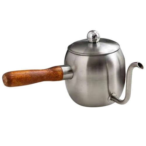 Gooseneck Kettle - Stainless Steel, Wood 500 Milliliters