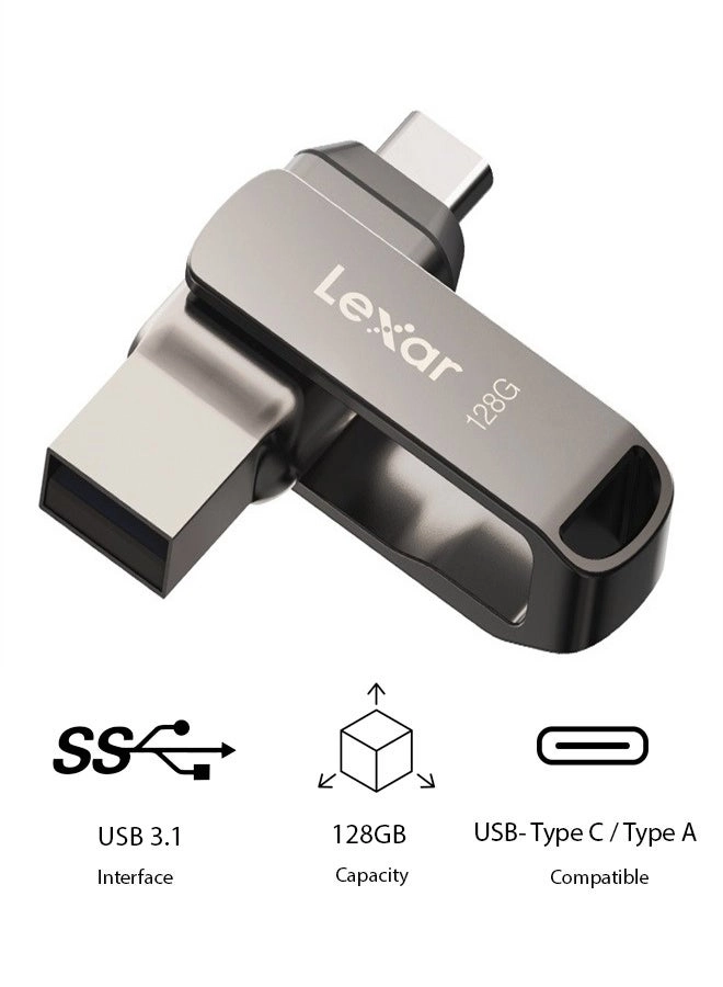 JumpDrive Dual Drive D400 128GB