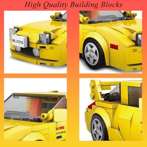 RX-7 Speed Champion Cars Building Block Sets - 329pcs Architecture