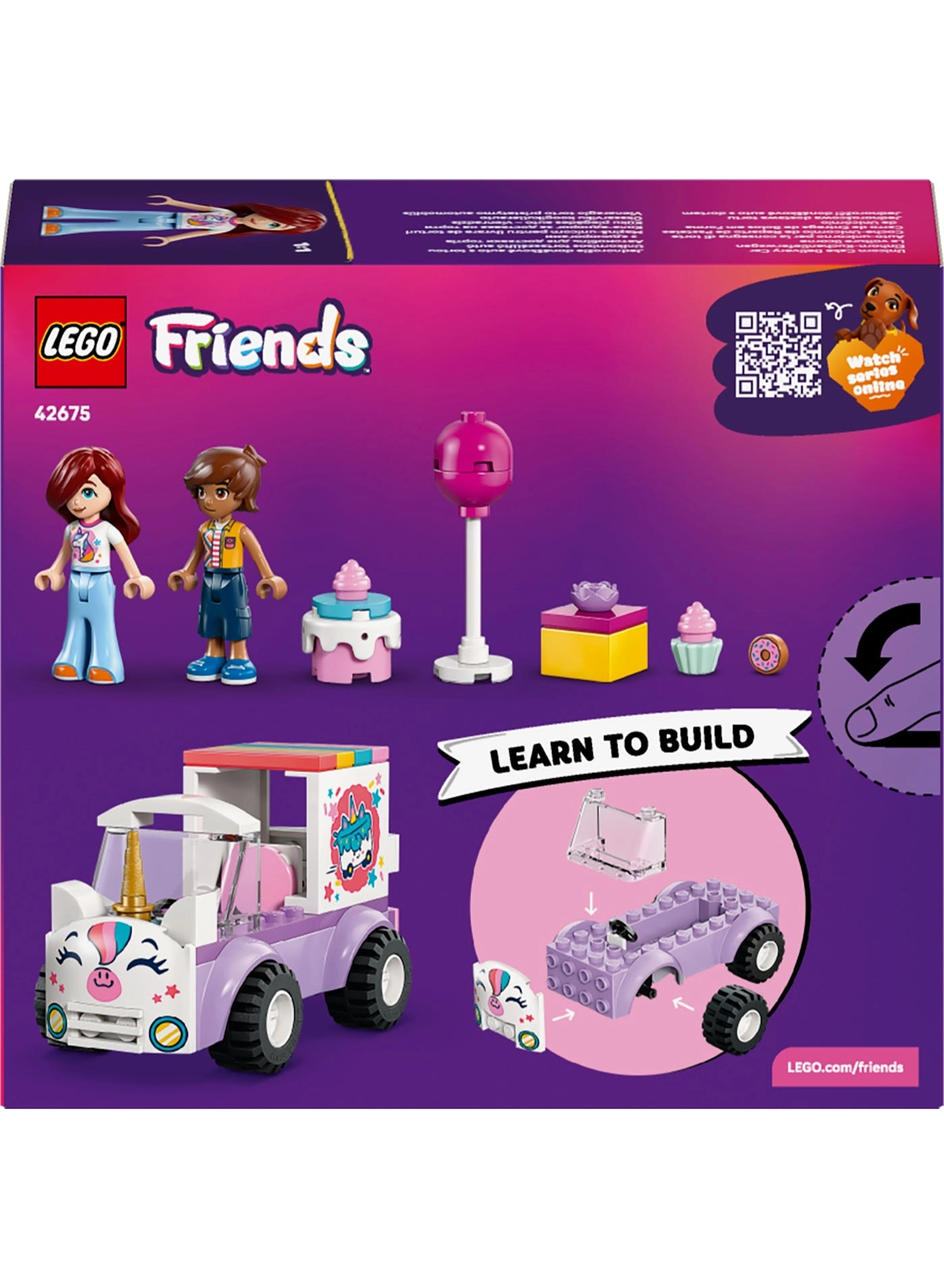Friends Unicorn Cake Delivery Car (42675)