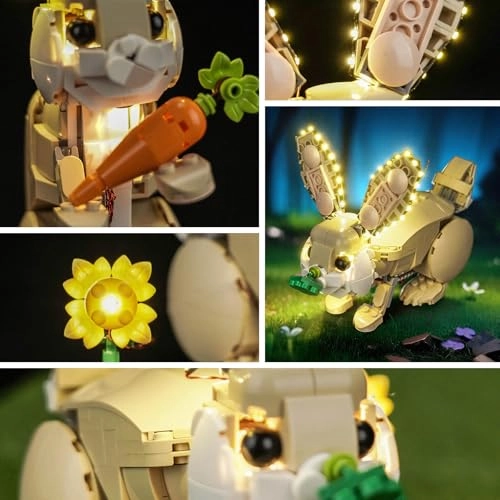 LED Lighting Kit 31162 - ABS Easter for LEGO Cute Bunny 31162