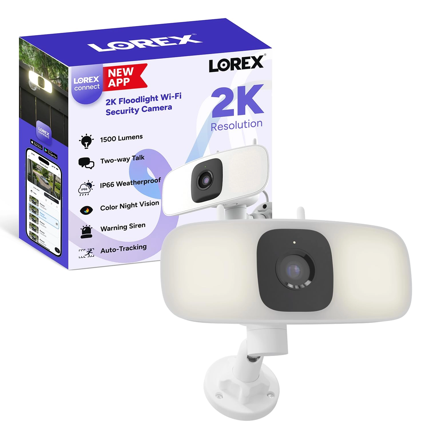 Lorex Technology CONNECT PAN Floodlight