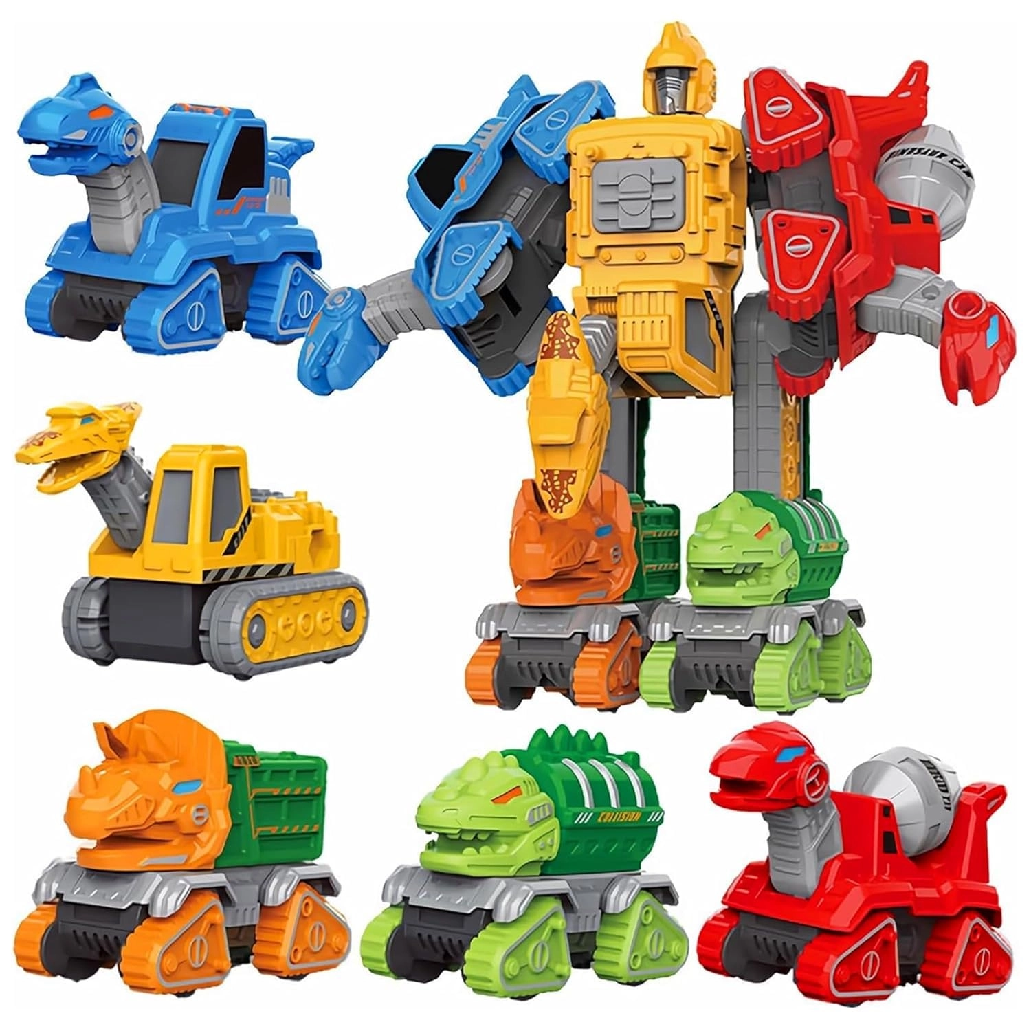Happy Cheeks Private Limited. 5 in 1 Robot Toy - Dinosaur