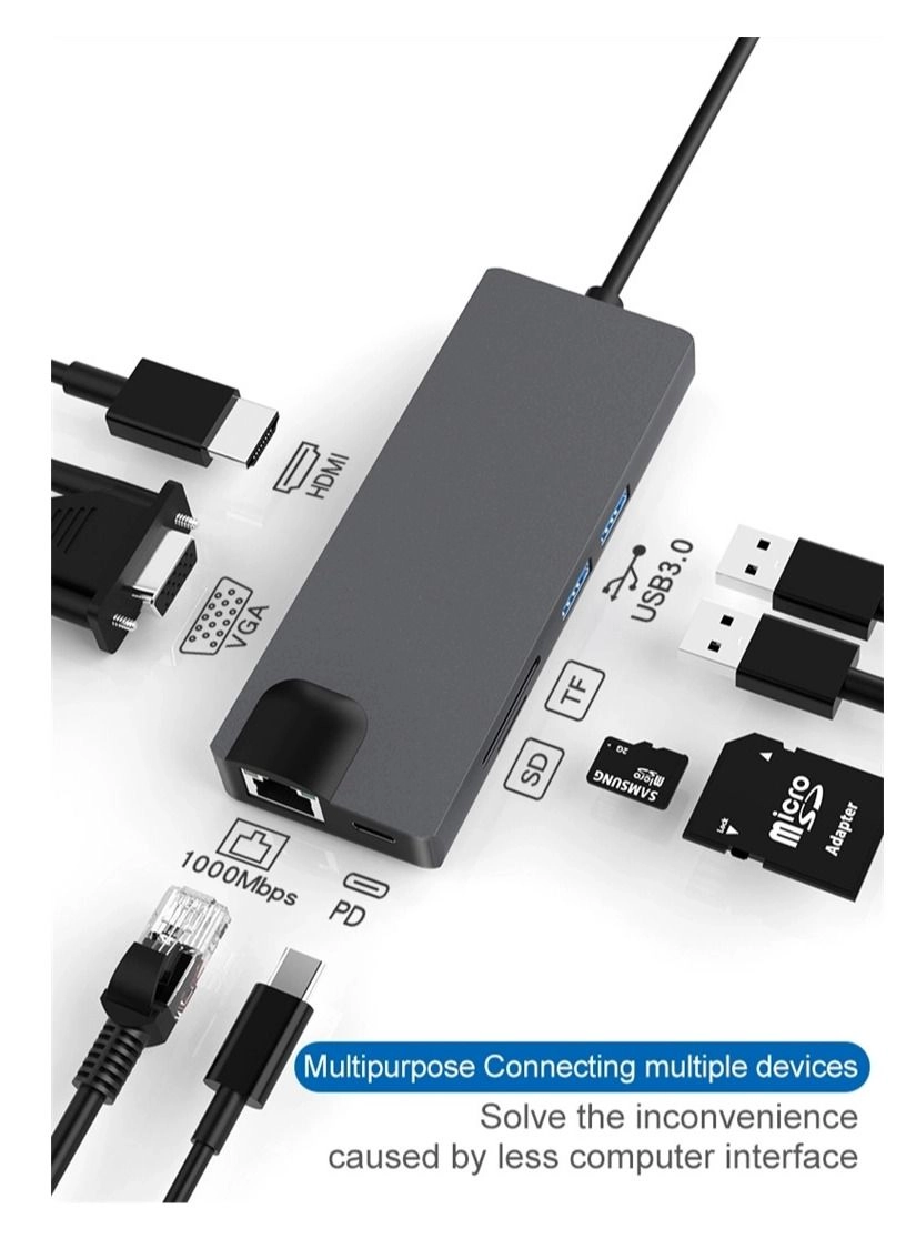 GTSTEVE8IN1 - 8 in 1 4K HDMI Gigabit Ethernet