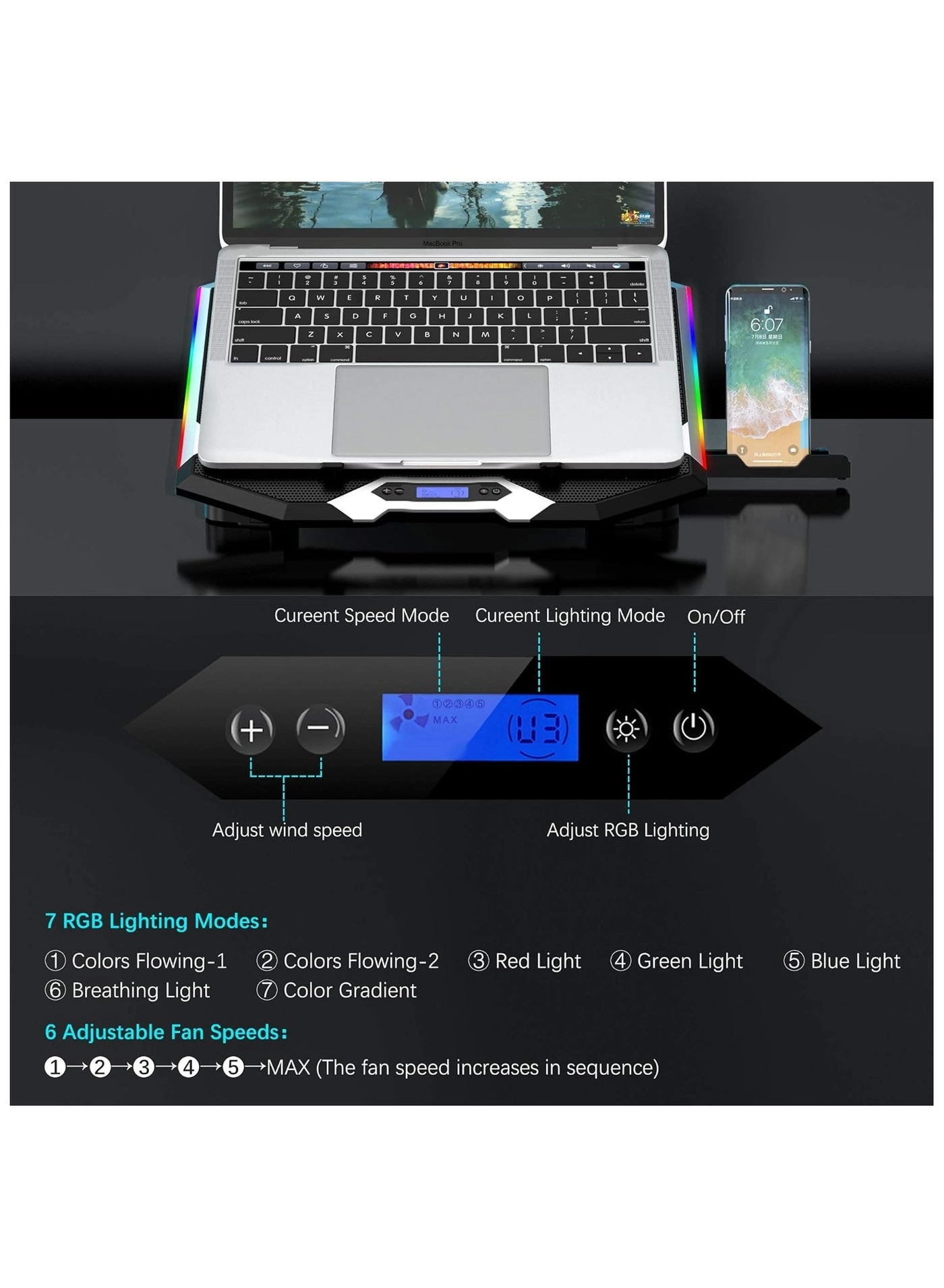 C11 - 6 fans 17.3 inch