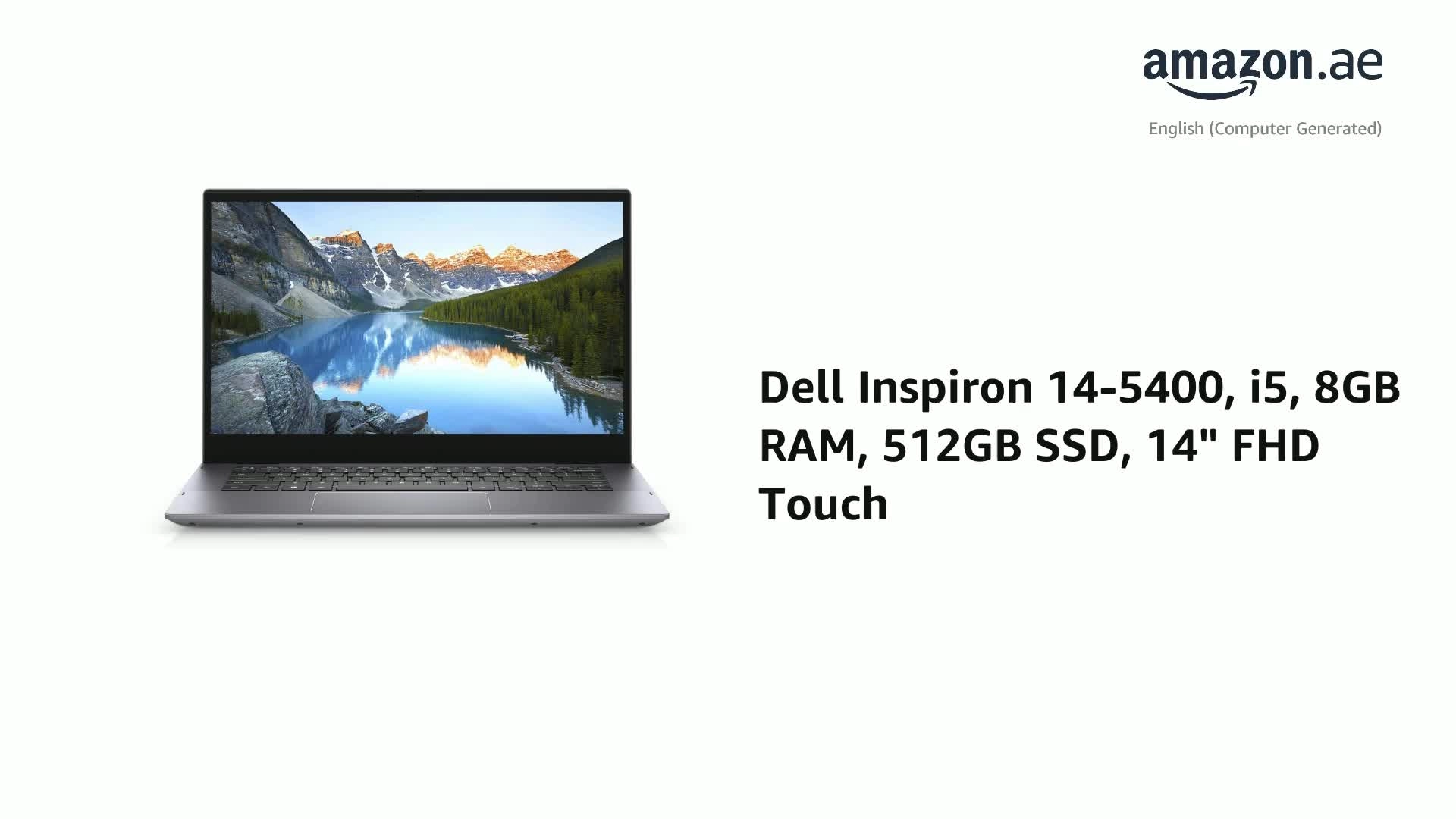 Inspiron 14-5400 - 14'' Core i5-1035G1 8GB DDR4 512GB SSD