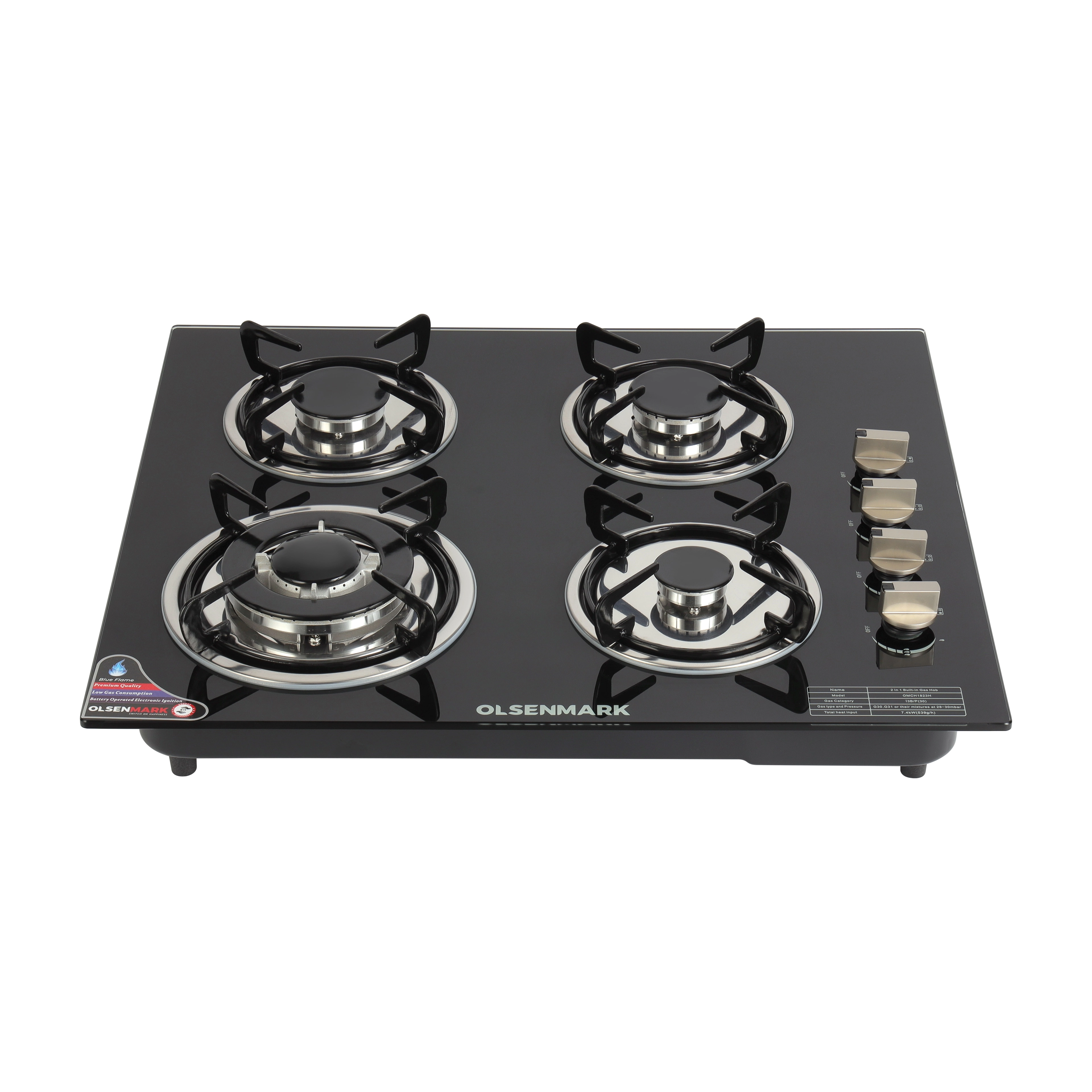 2-in-1 OMCH1823H Gas hob