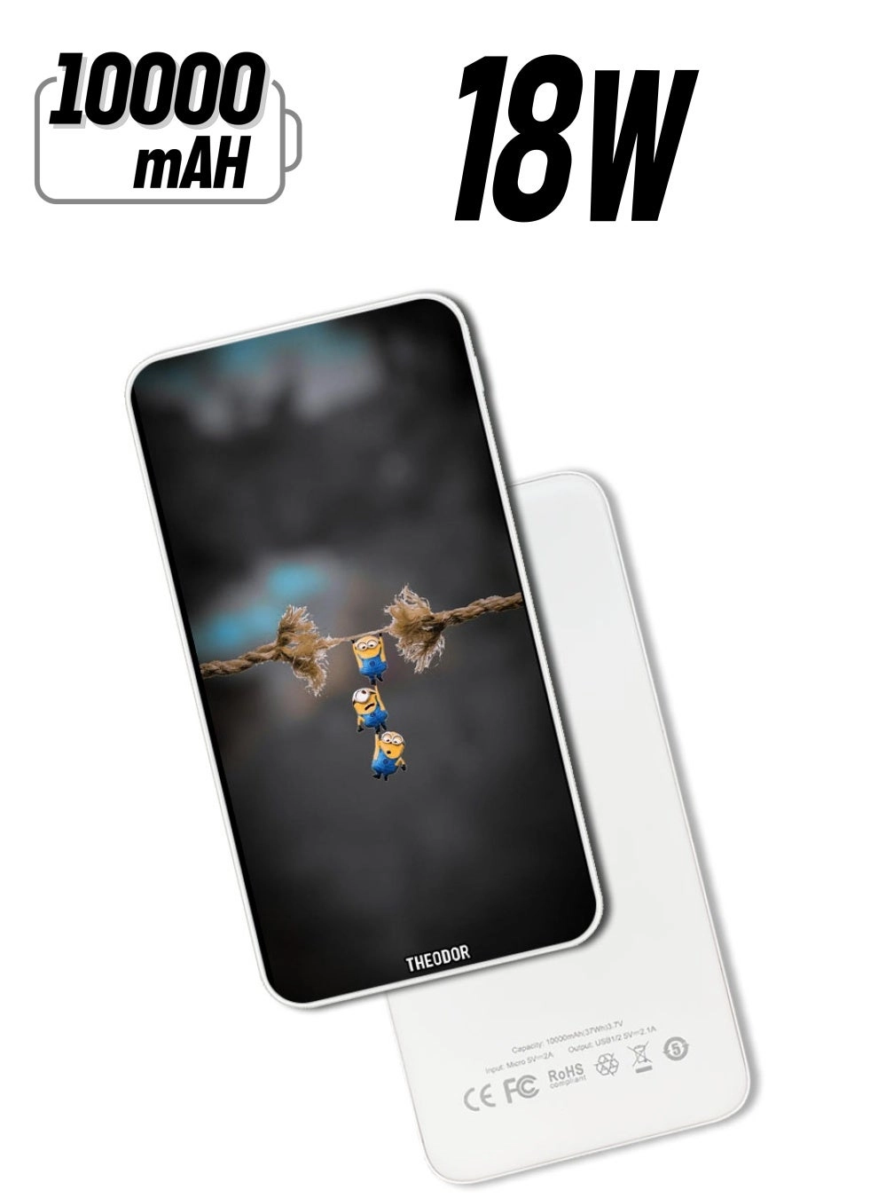 Theodor PPBA357 - 10000 mAh 18W