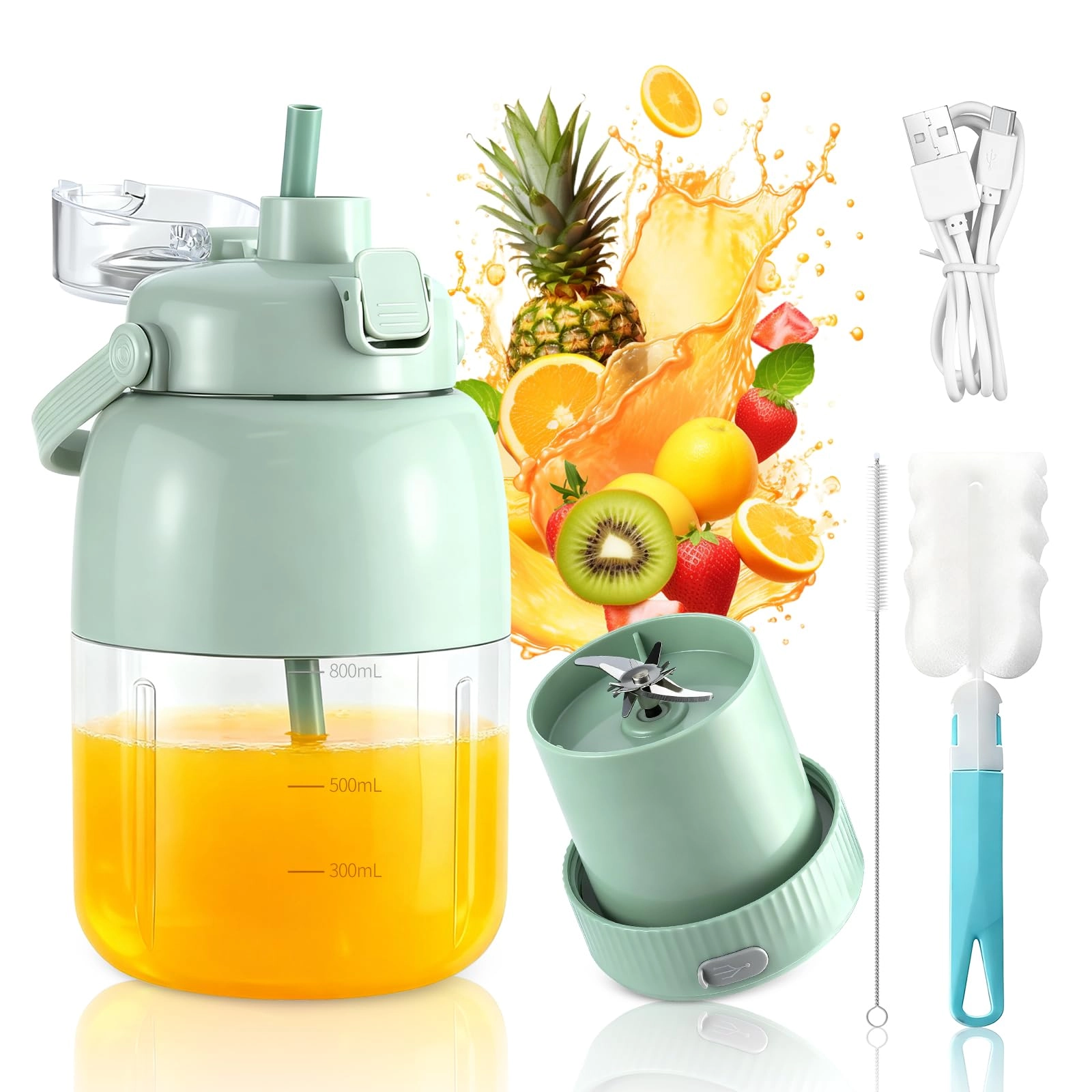 Aischens Portable Blender - 800 Milliliters