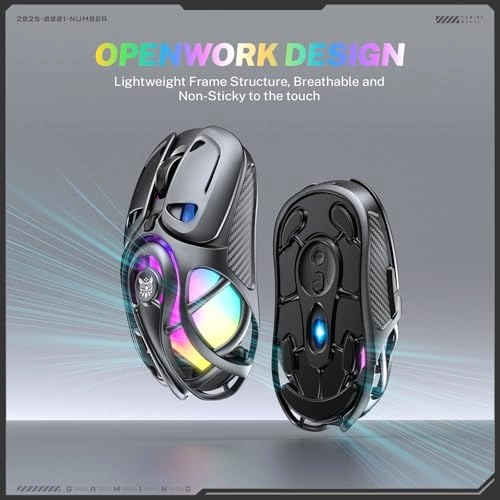 Tri-Mode Wireless Gaming Mouse - 2.4G/Bluetooth/USB-C