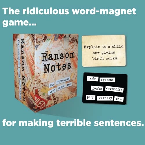 The Ridiculous Word Magnet Party Game - English Adult