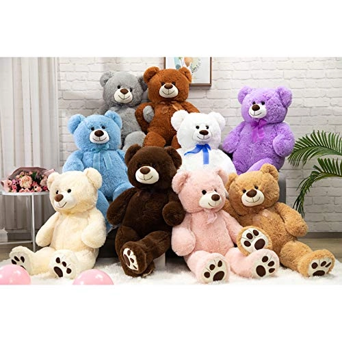 Teddy Bear with Footprints - 91 cm