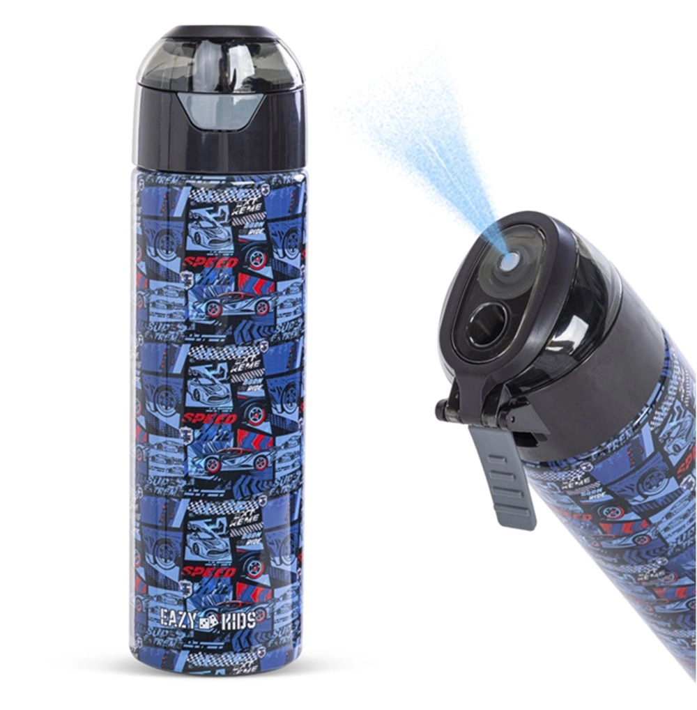 6 And 4 Convertible Lunch Box - Mermaid Purple + 420 ml Water Bottle + Sandwich Cutter