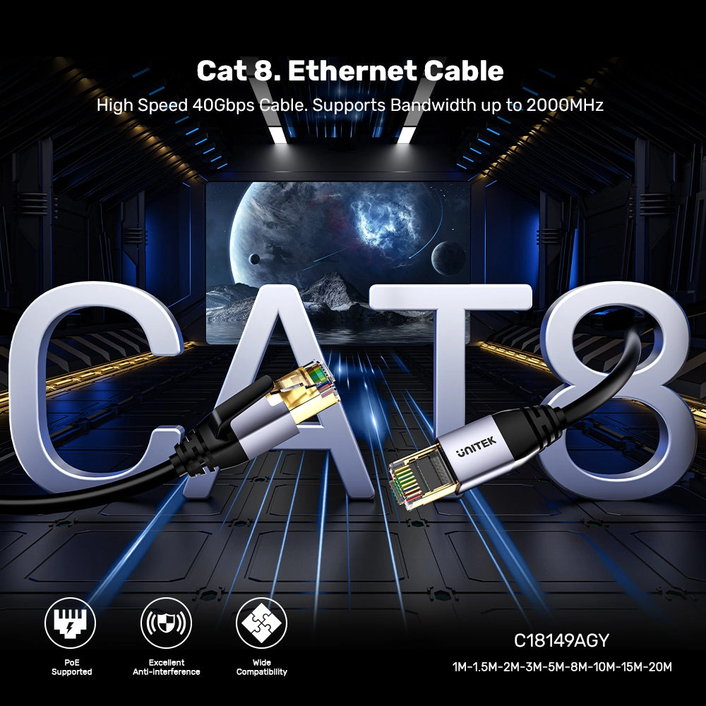 Cat8 Network Cable - 1M