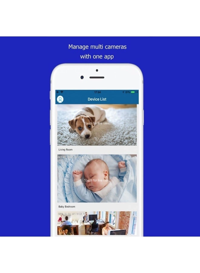 Indoor Home Security Surveillance Camera 1080P