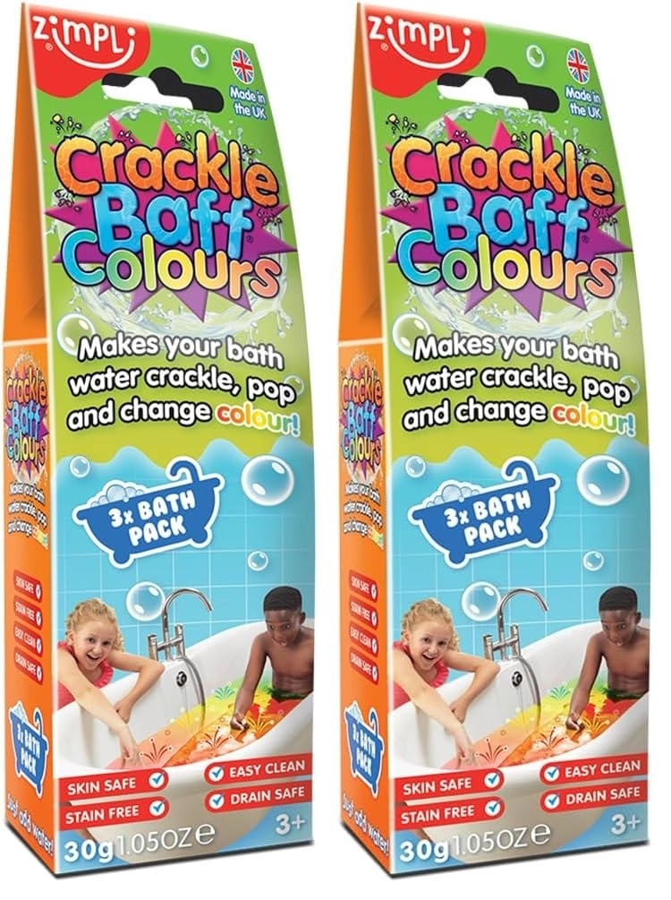 Zimpli Kids Crackle Baff - 6 Bath Pack 60g