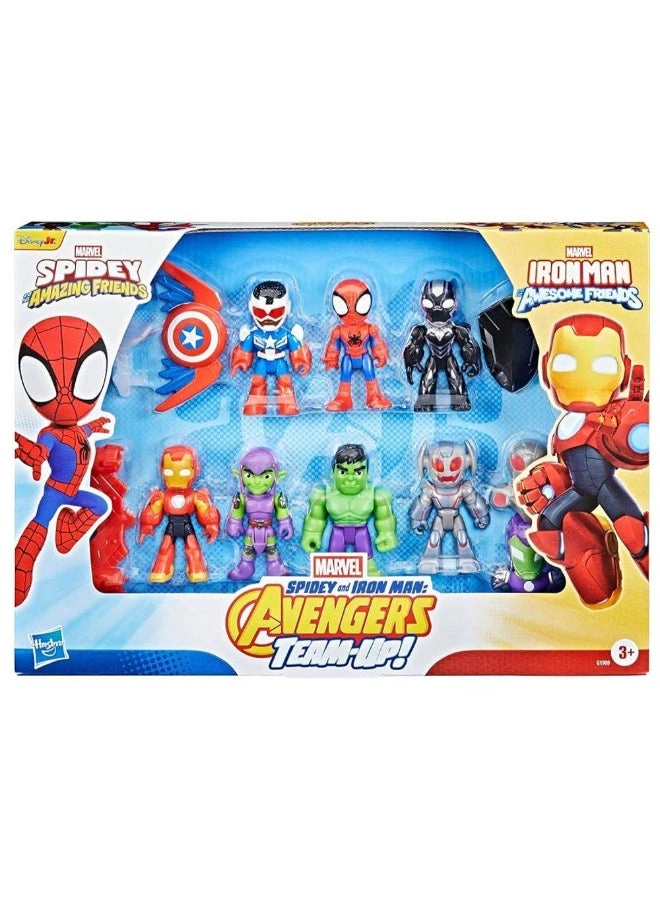 Disney Junior Spidey and His Amazing Friends + Iron Man and His Awesome Friends - 3 years 11 Pieces 7 piece(s)